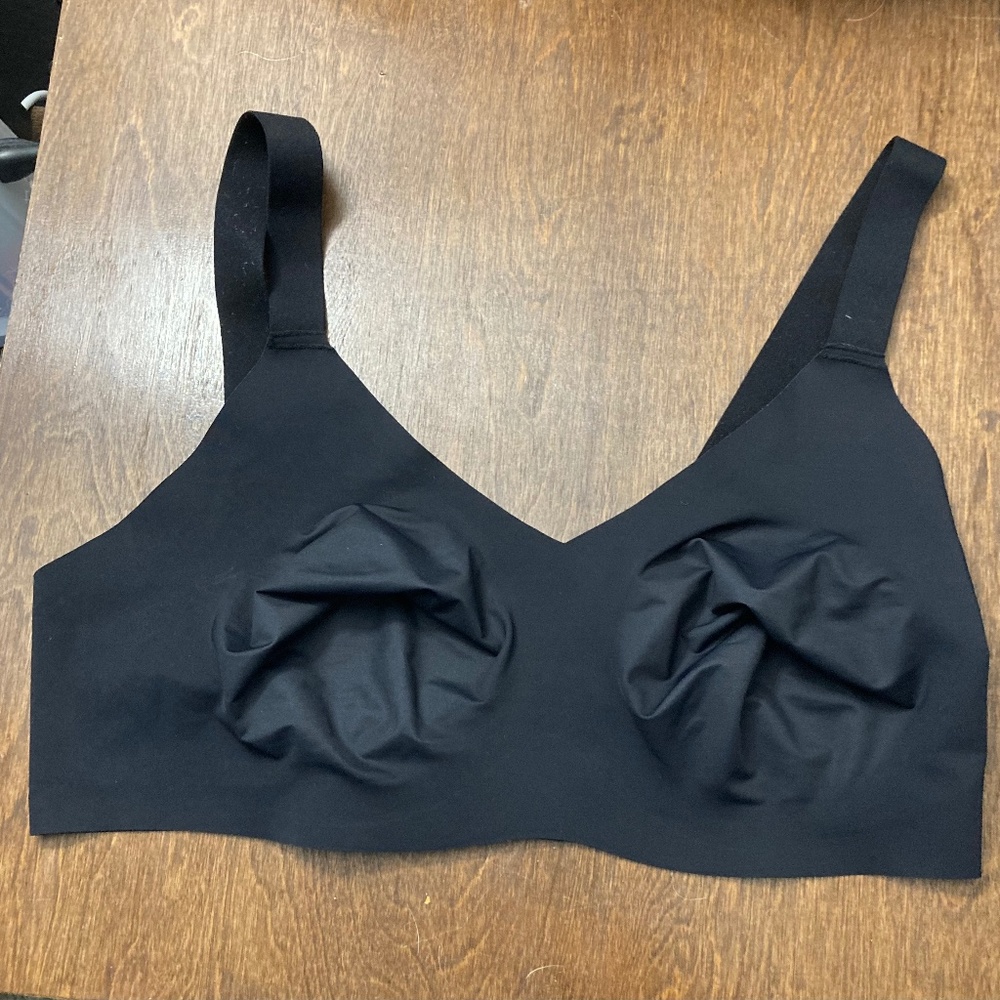 KNIX Wide strap V neck Evolution Bra - Black - Size 8